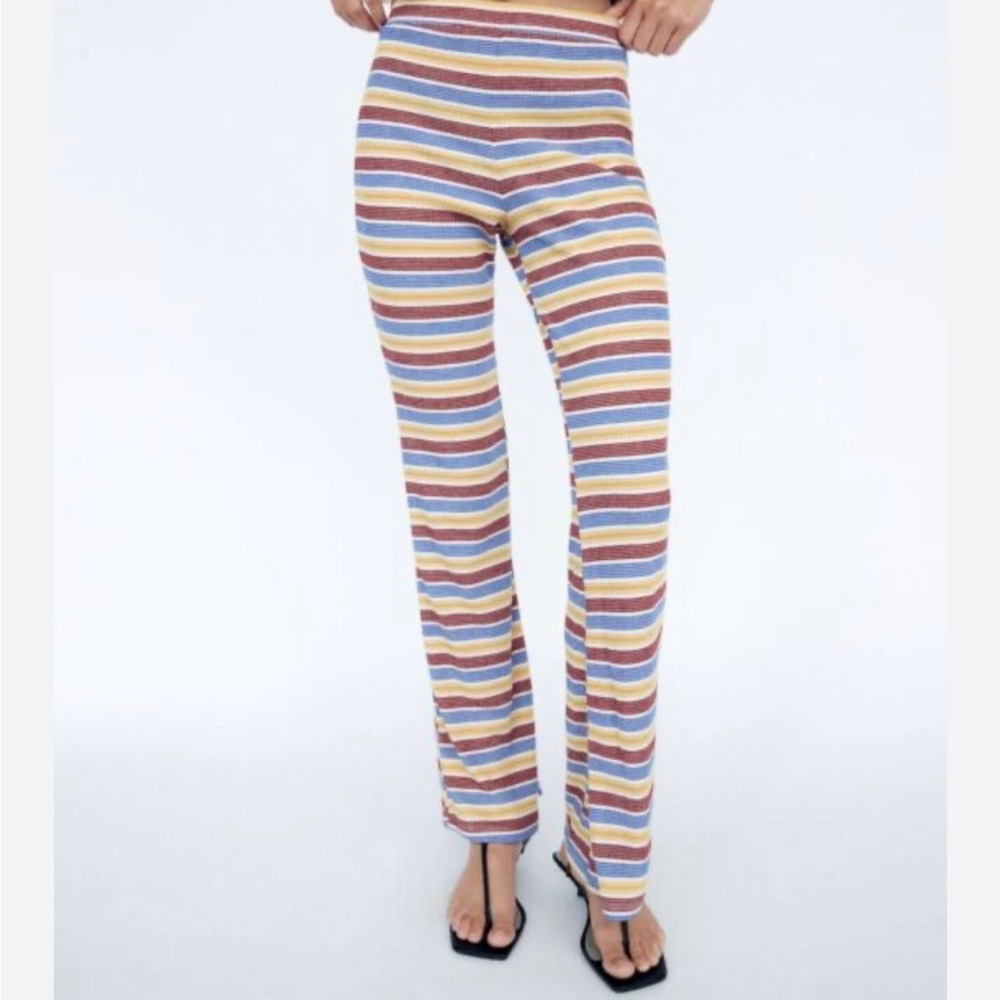 🛑🛑🛑Zara striped knit pants